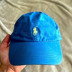 Blue Ralph Lauren strap back hat